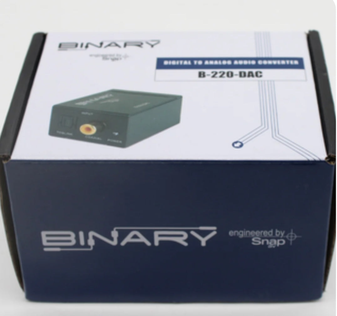 Binary Digital to Analog Audio Converter